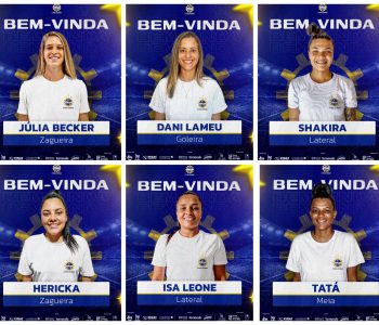 Futebol feminino reforça elenco com mais seis atletas